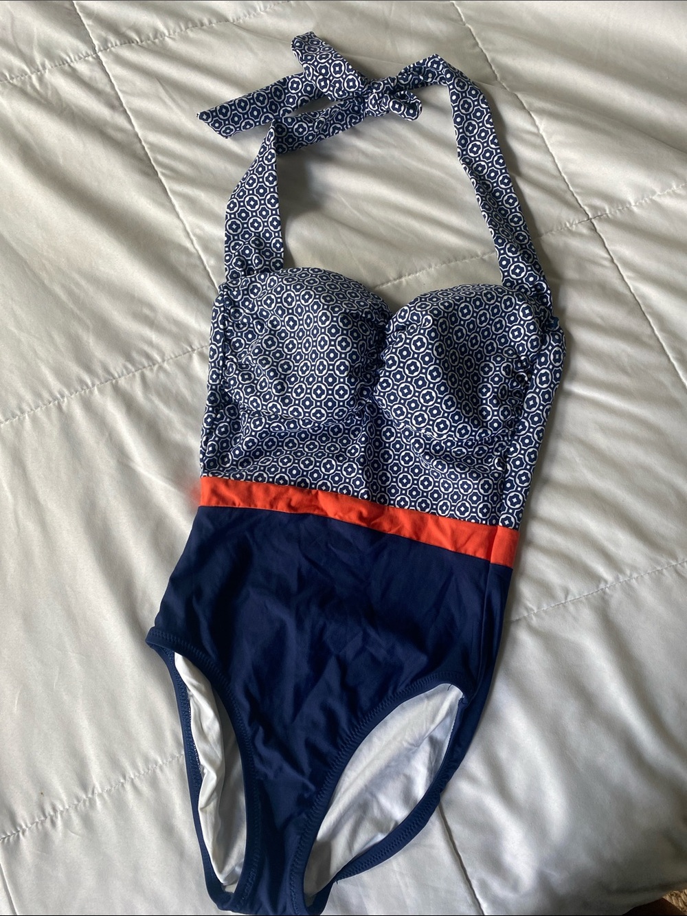 Helen Jon White Sands Del Rey One Piece Swimsuit